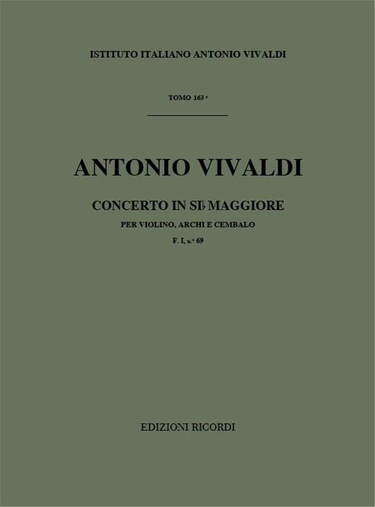 Concerto In Si Bem. RV 365